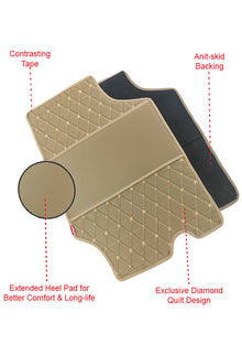 Luxury Leatherette 2d Car Floor Mat For Mahindra Scorpio