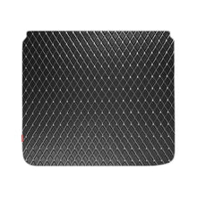 Luxury Leatherette Car Dicky Mat For Hyundai Grand I10 Black White | Elegant Auto Retail