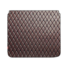 Luxury Leatherette Car Dicky Mat For Hyundai I10 Nios IN Brown Black  | Elegant Auto Retail