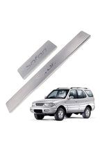 Load image into Gallery viewer, Galio Car Footsteps Sill Guard Stainless Steel Scuff Plate Compatible With Tata Safari
