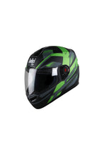 Load image into Gallery viewer, Steelbird Air R2K Full Face Helmet-Matt Black With Green
