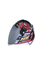 Load image into Gallery viewer, Steelbird Air Horn Full Face Helmet-Matt Black With Red
