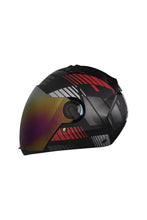Load image into Gallery viewer, Steelbird Air Robot Full Face Helmet-Matt Finish Red With Silver
