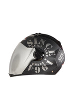 Load image into Gallery viewer, Steelbird Air Tank Full Face Helmet-Matt Black With Grey Silver Visor
