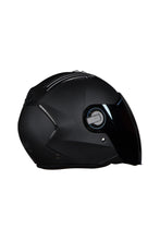 Load image into Gallery viewer, Steelbird Air Dashing Open Face Helmet-Black With Silver Visor
