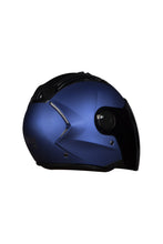 Load image into Gallery viewer, Steelbird Air Open Face Helmet-Matt Y.Blue With Irridium Blue Visor
