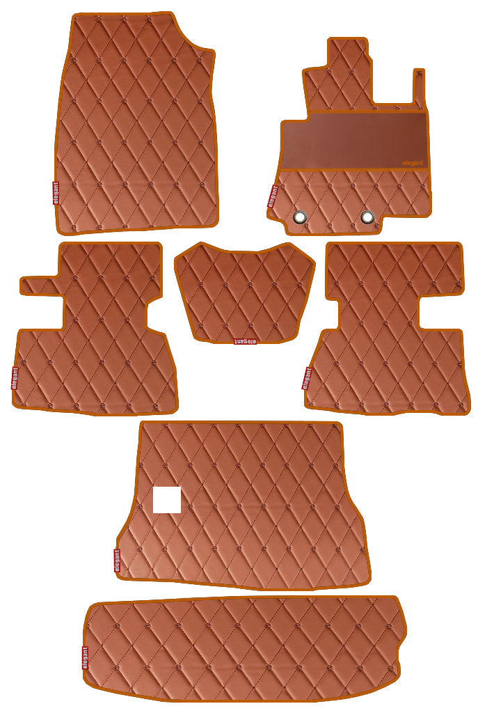 Luxury Leatherette Car Floor Mat  For Mahindra Scorpio Design