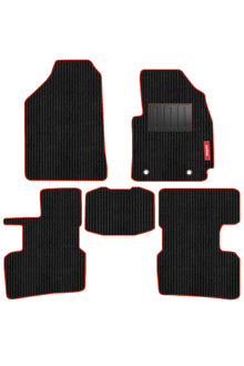 Cord Carpet Car Floor Mat Blue For Kia Seltos