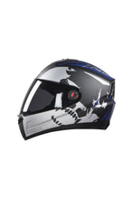 Load image into Gallery viewer, Steelbird Air Beast Full Face Helmet-Matt Black With Blue
