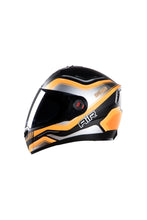 Load image into Gallery viewer, Steelbird Air Delta Full Face Helmet-Glossy Black With Orange
