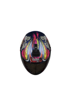 Load image into Gallery viewer, Steelbird Air Griffon Full Face Helmet-Glossy Yamaha Blue With Orange
