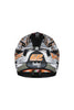 Steelbird Air Hovering Full Face Helmet-Matt Black With Orange