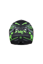 Load image into Gallery viewer, Steelbird Air Speed Full Face Helmet-Matt Black With Green
