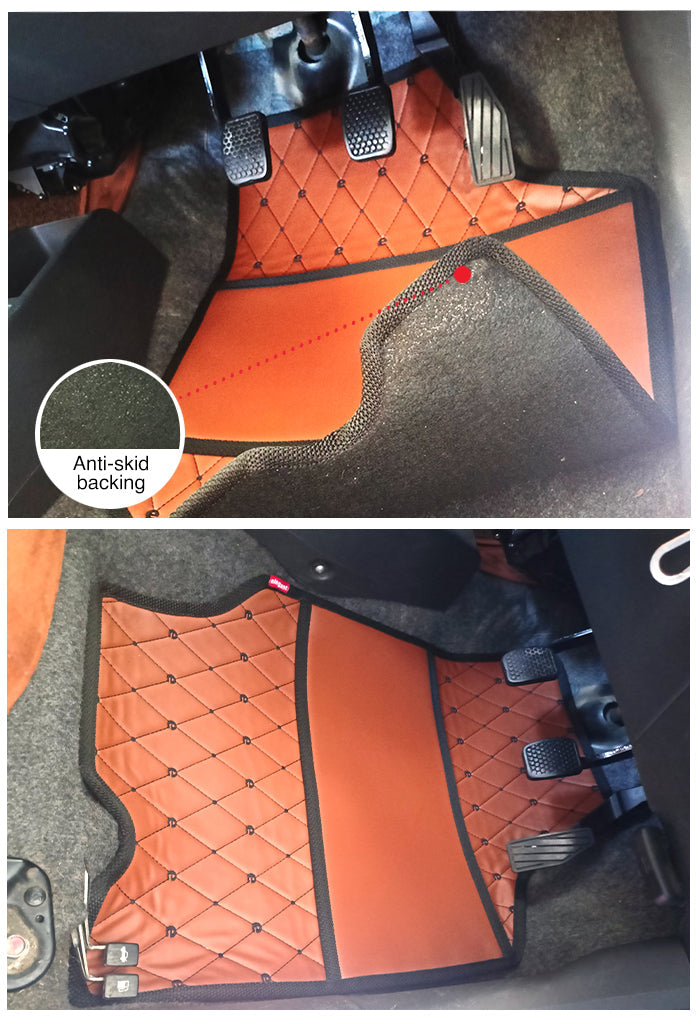 Luxury Leatherette Car Floor Mat  For Mahindra Scorpio Custom Fit