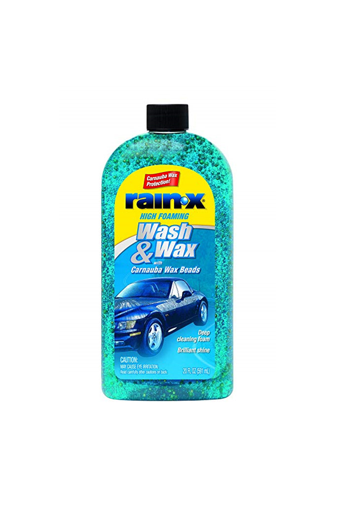 Rain-X Car Wash & Wax w/ Carnauba Wax Beads, 64 oz.