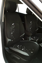 Load image into Gallery viewer, Air-bag Friendly Car Seat Cover Black and Grey For Kia Carens
