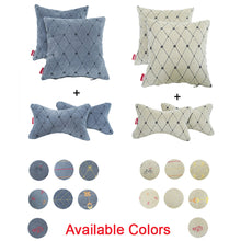 Load image into Gallery viewer, Comfy Vintage Fabric Car Seat Cover For Volkswagen Taigun with Free Set of 4 Comfy Cushion
