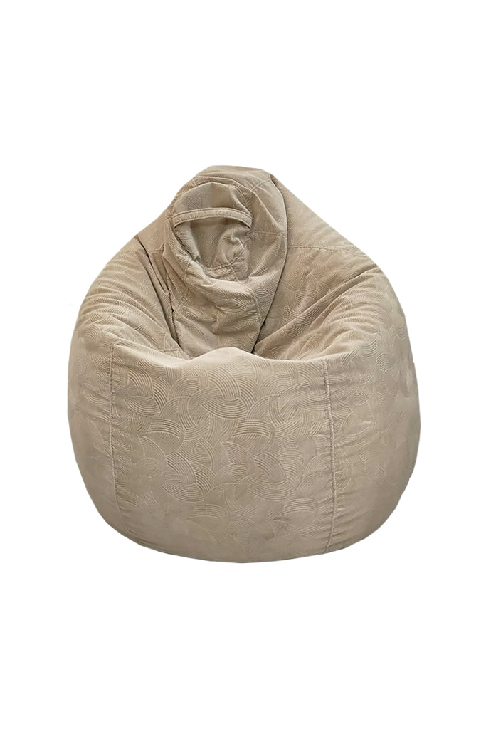 Europa Waves Bean Bag Beige
