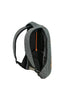 Performance Anti-Theft Hard Shell Backpack Grey and Orange