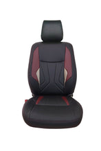 Load image into Gallery viewer, Glory Robust Art Leather Car Seat Cover Black and Maroon For Maruti Brezza
