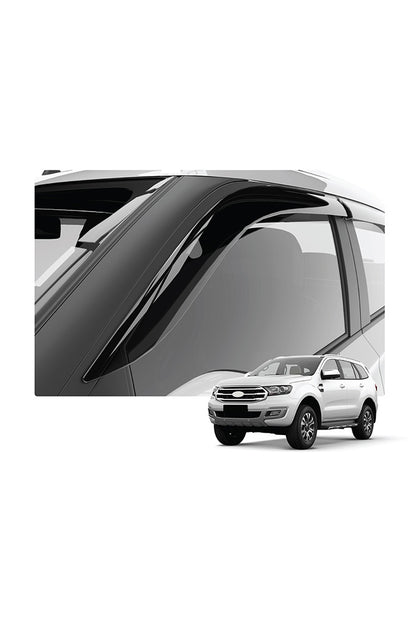 GFX Car Door Visor Chrome Online- Car Window Rain Visor Price