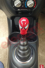 Load image into Gallery viewer, Spider Man Gear Knob Red | Car Gear Lever Knob | Car Gear Knob | Car Steering Wheel Knob | Car Gear Knob Online India.
