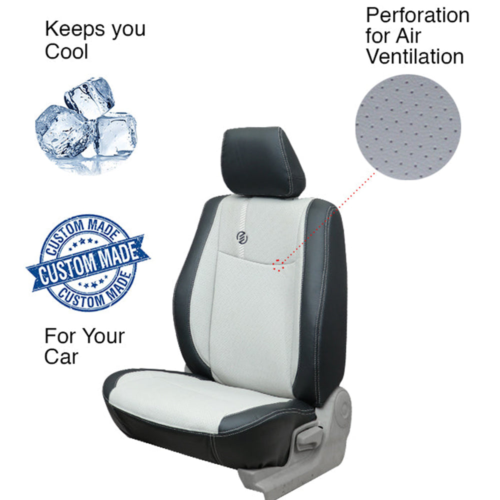 Venti 1 Duo Perforated Art Leather Car Seat Cover For Toyota