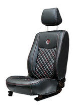 Load image into Gallery viewer, Venti 3 Perforated Art Leather Car Seat Cover Black For Hyundai Alcazar
