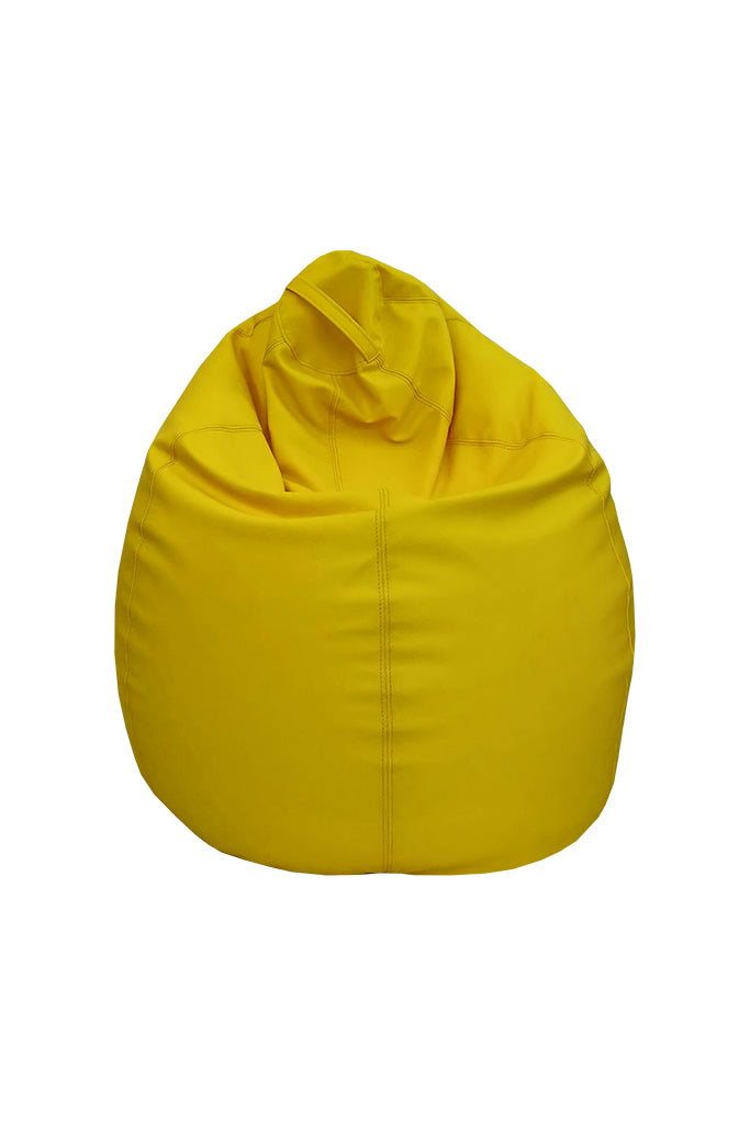 Trend Art Leather Bean Bag Yellow